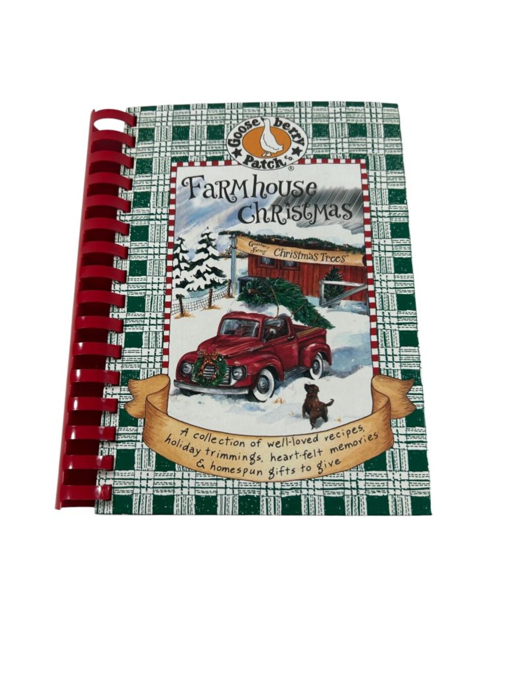 Gooseberry Patch Farmhouse Christmas Cookbook Recipes Holiday Spiral